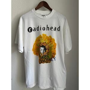 Radiohead Pablo Honey Tour Vintage T-shirt Reprint Oneita Tag